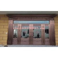 任丘銅門生產廠家，任丘滿超不銹鋼門廠，河北別墅銅門生產廠家