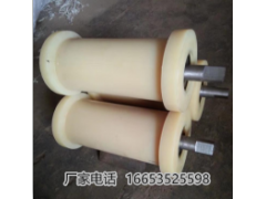 煤礦用尼龍地滾輪在平地地上滾動 200x300地輥輪硬度高