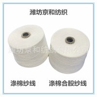32支2股滌棉合股紗線 t65/c35滌棉紗32支 倍捻紗